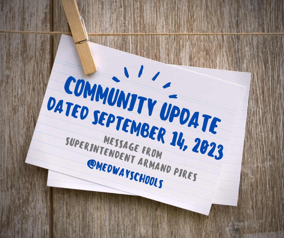 Superintendent's  Update - September 14, 2023