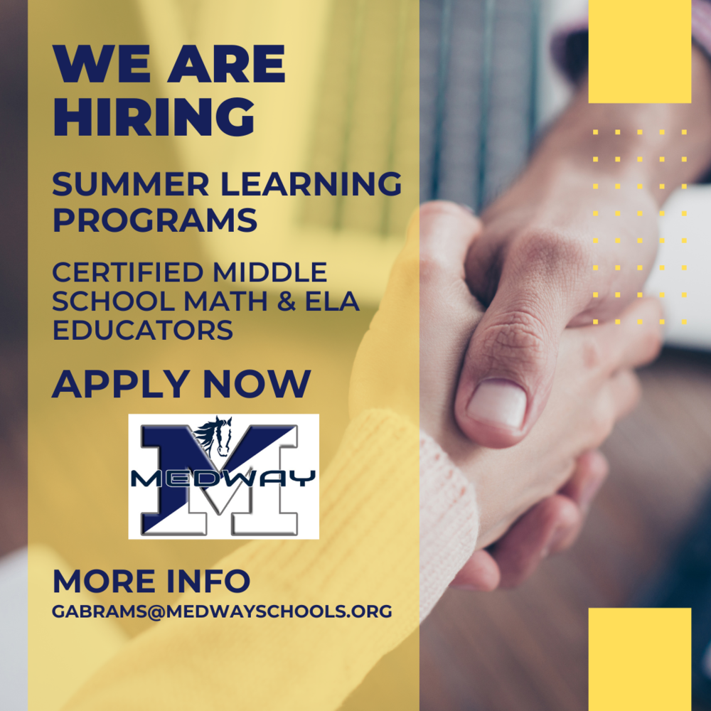 Summer Learning Programs - Certified Middle School Math & ELA Educators Wanted