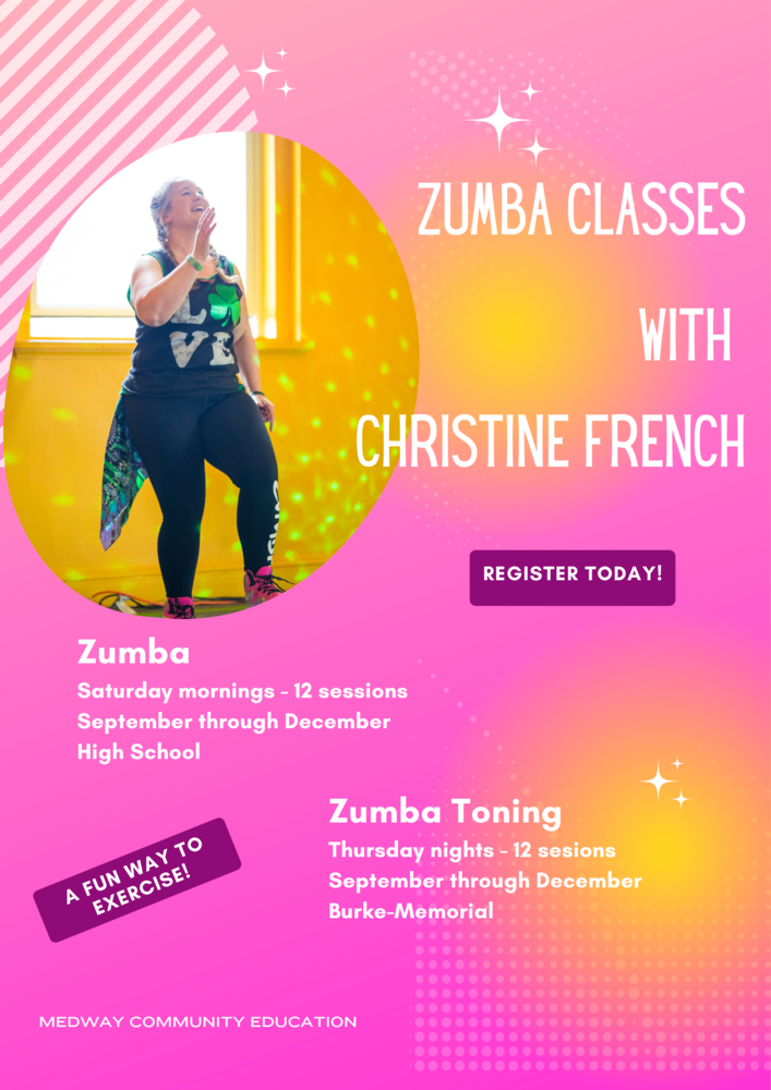 ZUMBA Classes with Christine French 