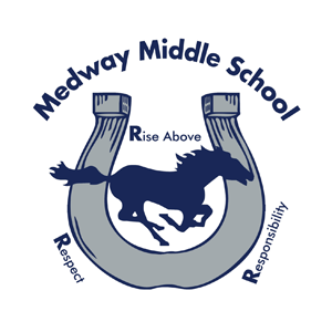 MMS Logo , Mustang within a Horseshoe