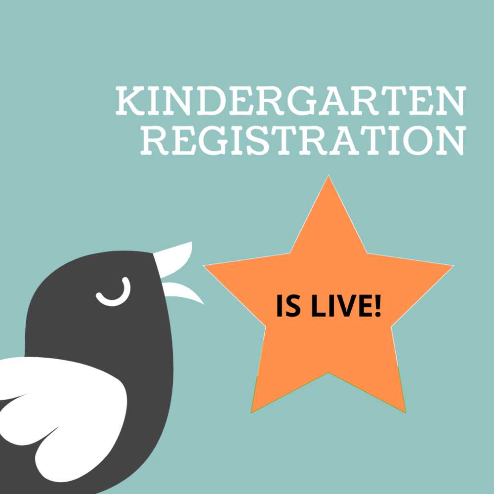 Kindergarten Registration Is Live