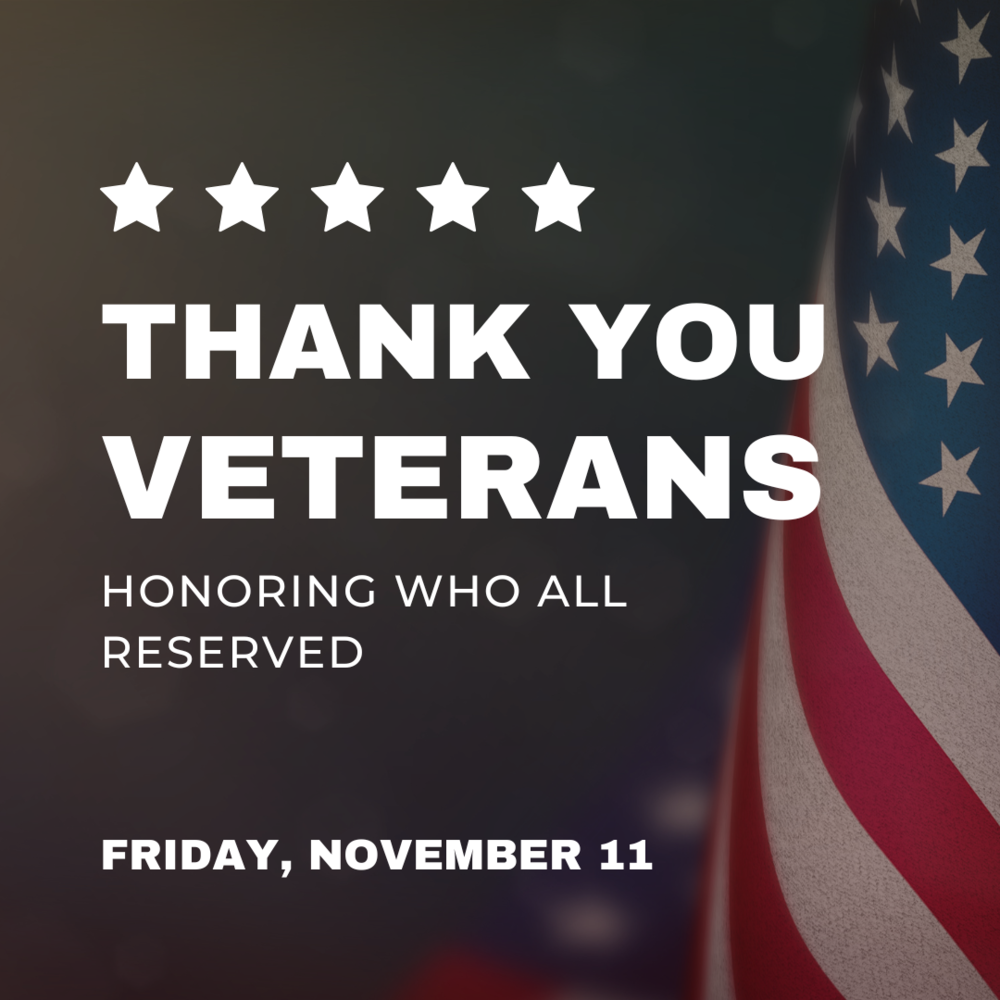 Veteran's Day - No School