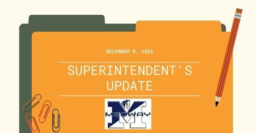 Superintendent's Update - December 8, 2022
