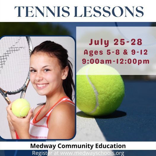 Medway Community Education Tennis lessons