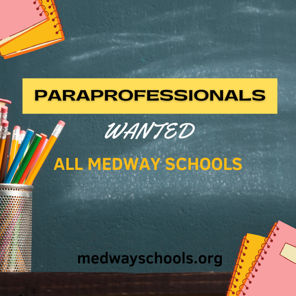 Paraprofessionals wanted at all medway schools