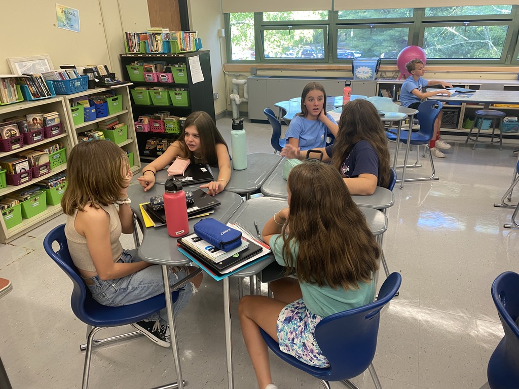 4 Students spending time getting to know one another 