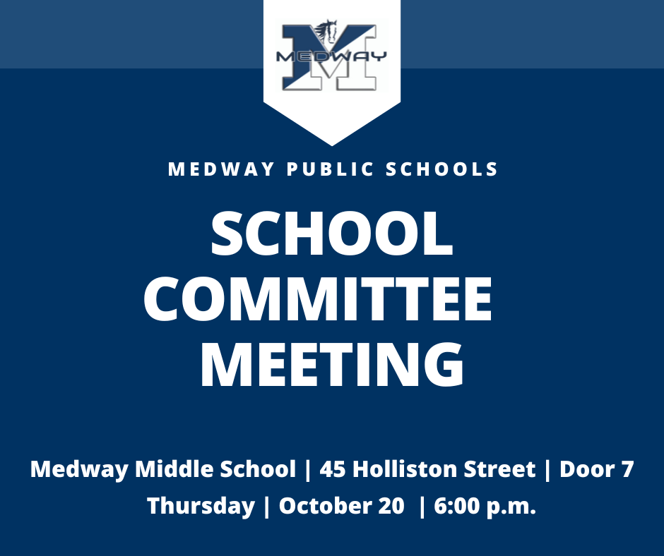 School Committee meeting on Thursday, October 20