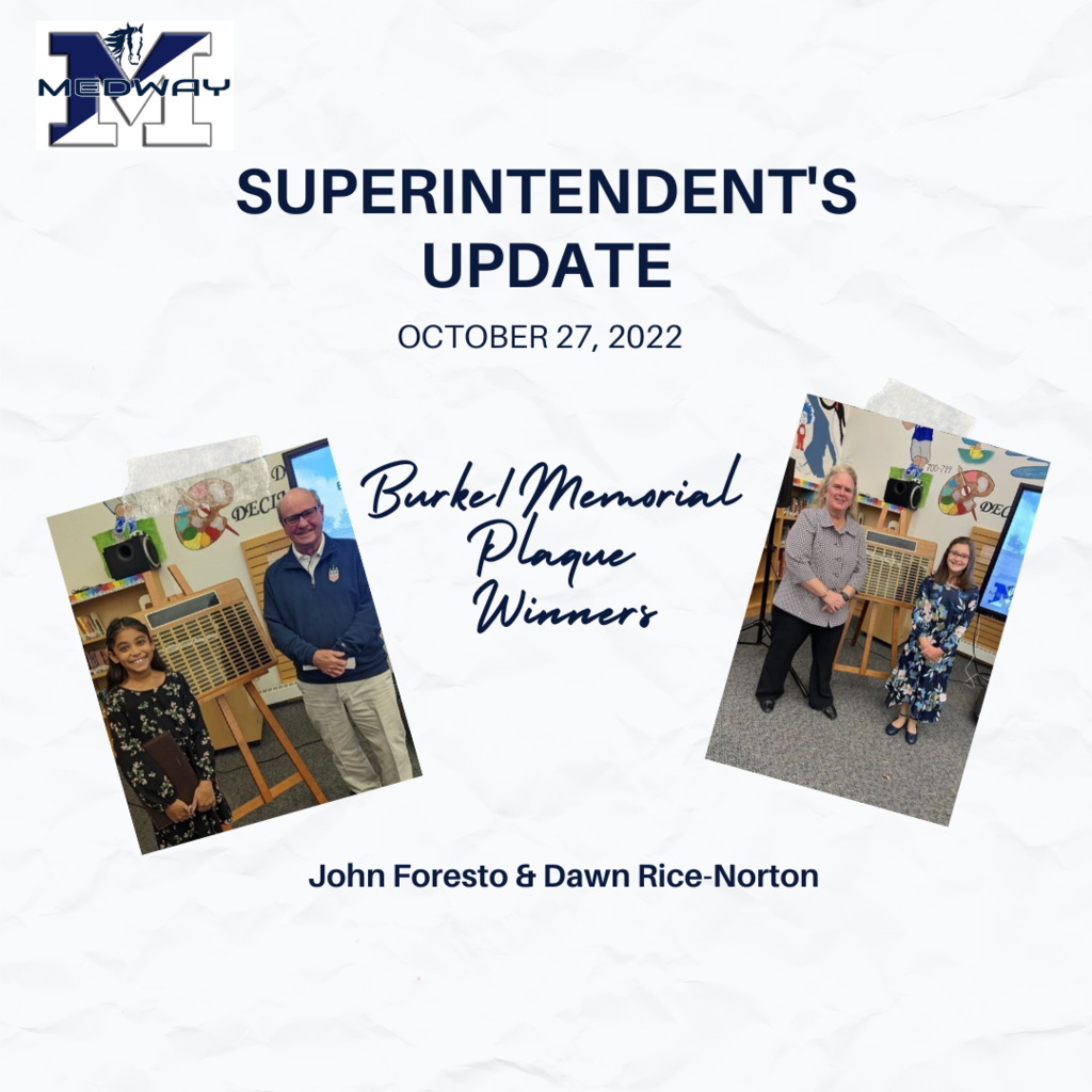 Superintendent's Update  - October 27, 2022