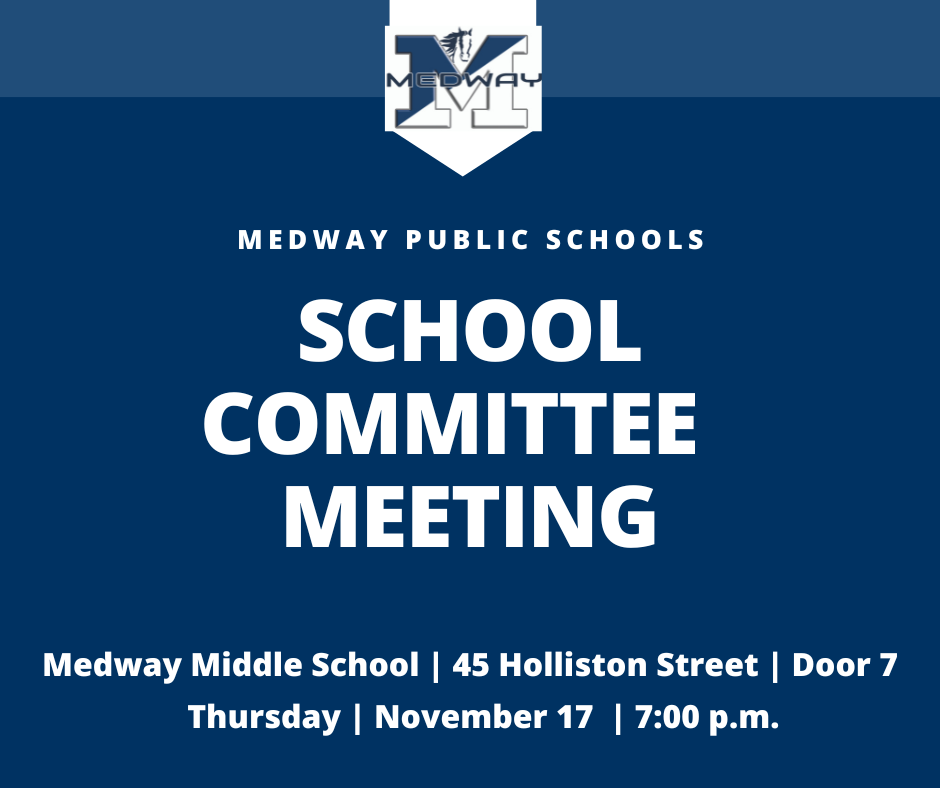 School Committee meeting on Thursday, November 17