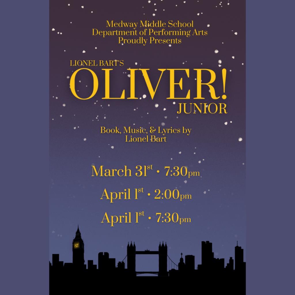 Medway Middle School presents Oliver Junior the musical