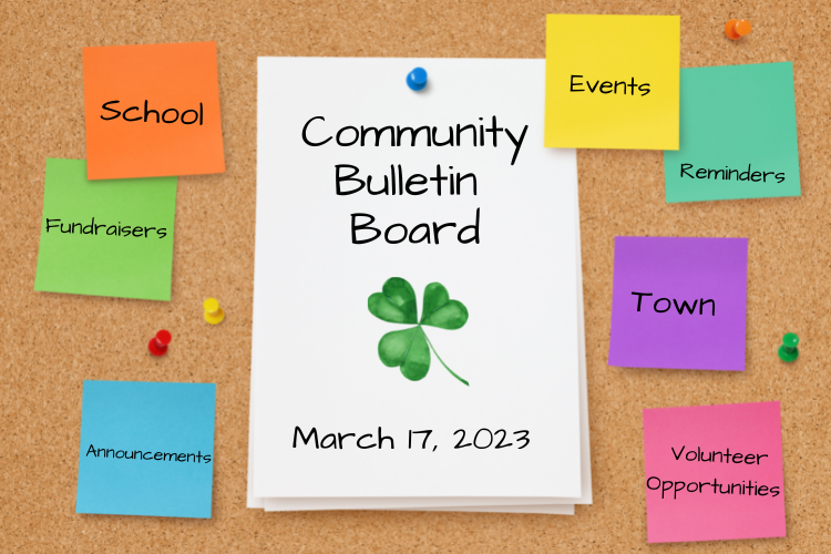 Community bulletin - March 17, 2023