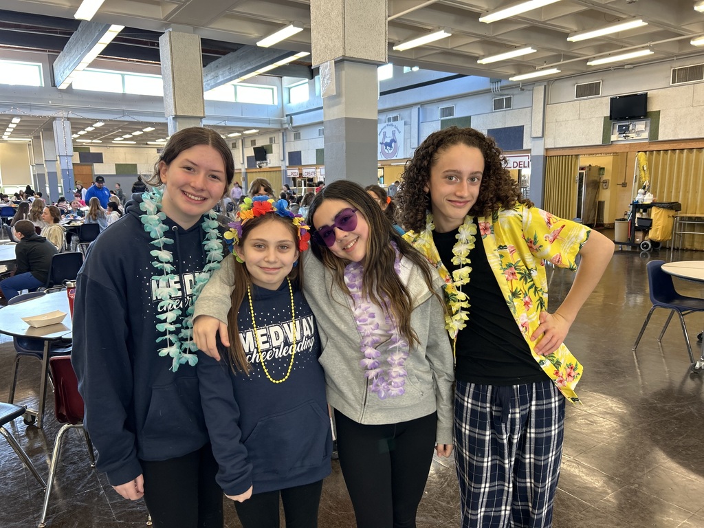 Students in Tropical gear