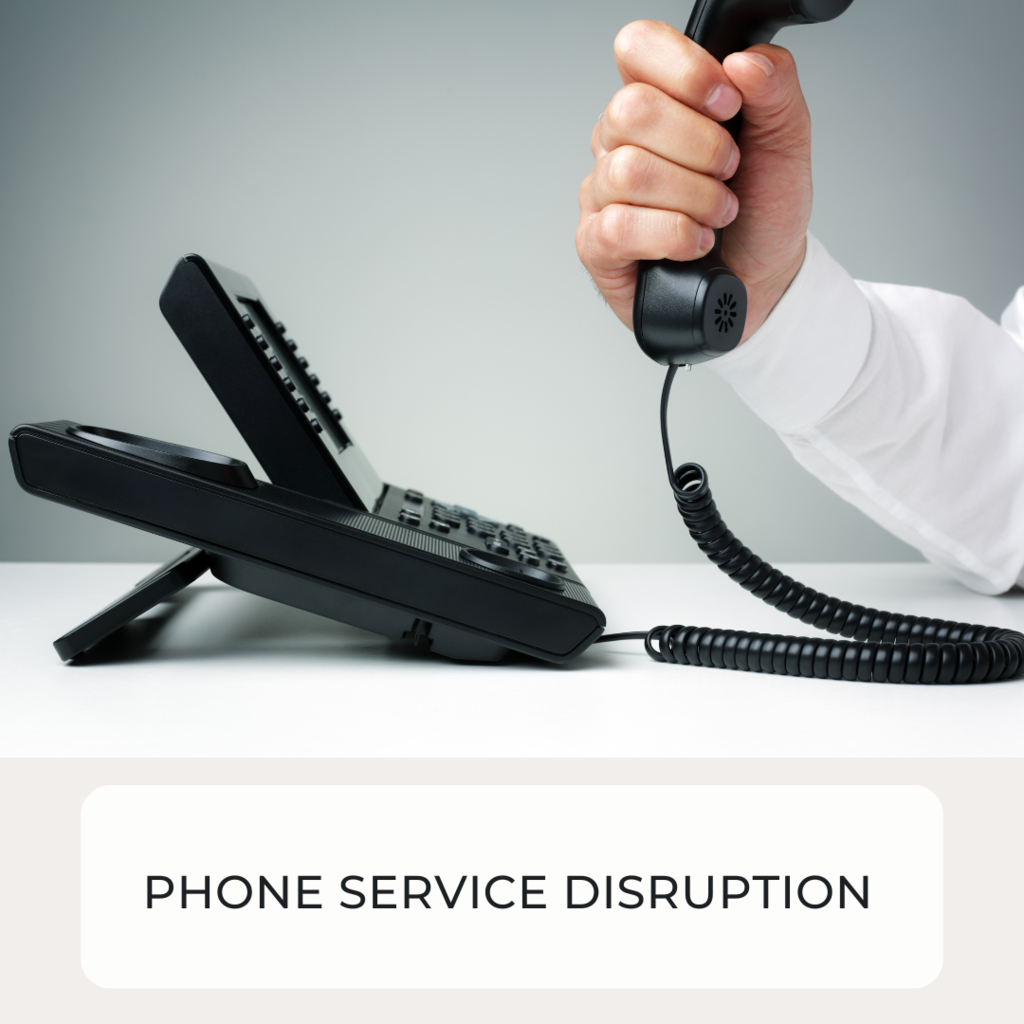 phone line disruption